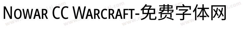 Nowar CC Warcraft字体转换